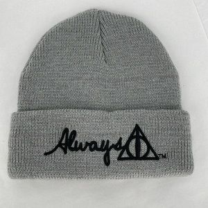 Harry Potter Always Deathly Hallows Knit Beanie‎